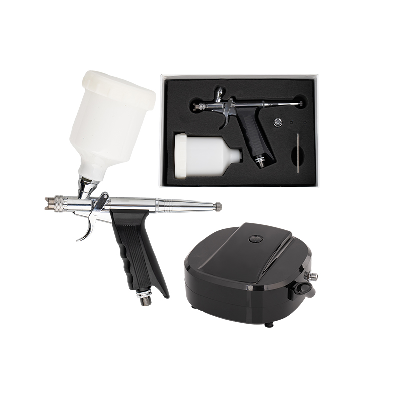 TM1001 TM116A-2 Airbrush-set bärbart för garvning